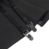 Subblime - 957704 Robe En Cuir À Fermeture Éclair En Dentelle Noire S/M